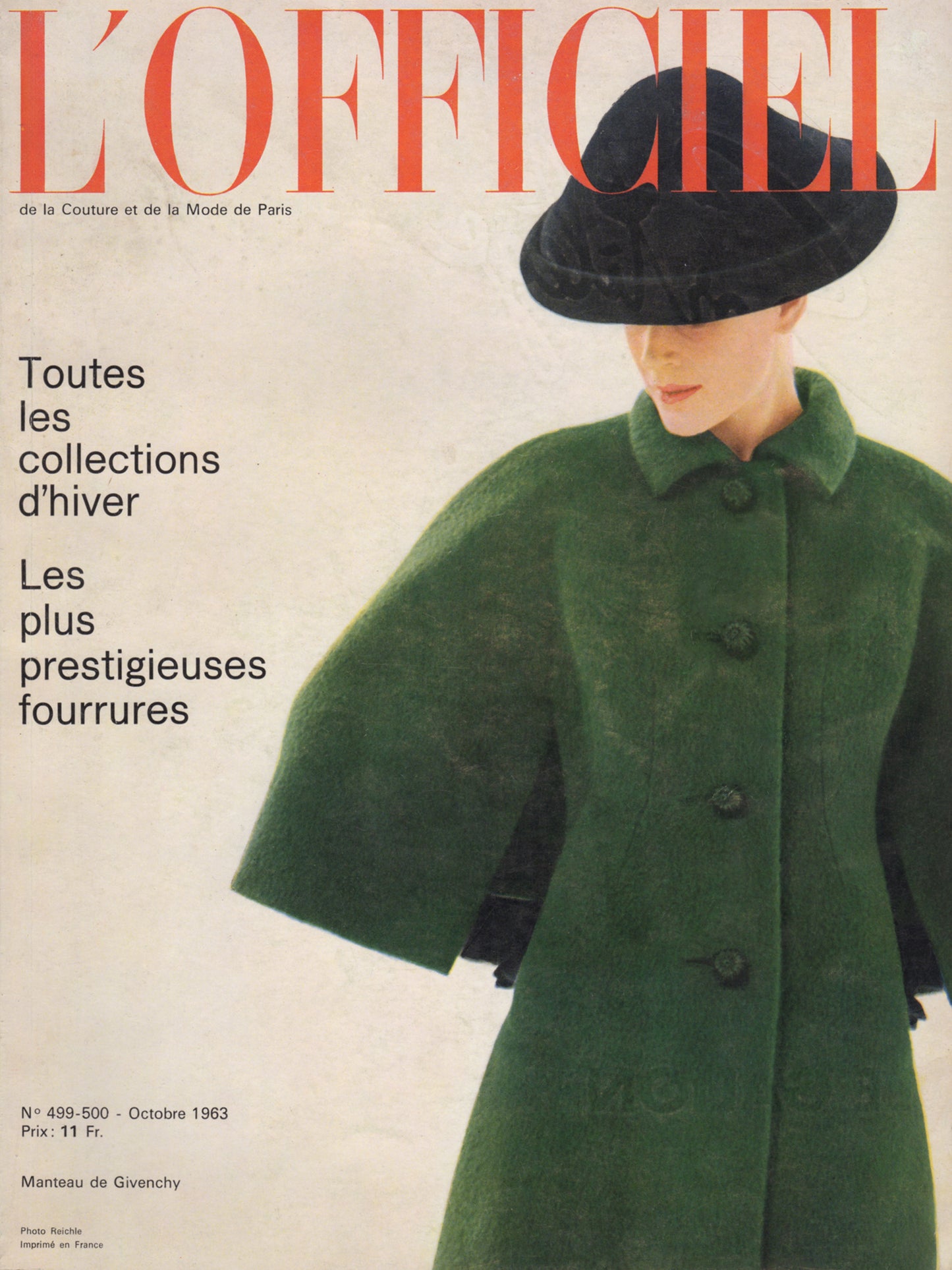 L'OFFICIEL PARIS October 1963