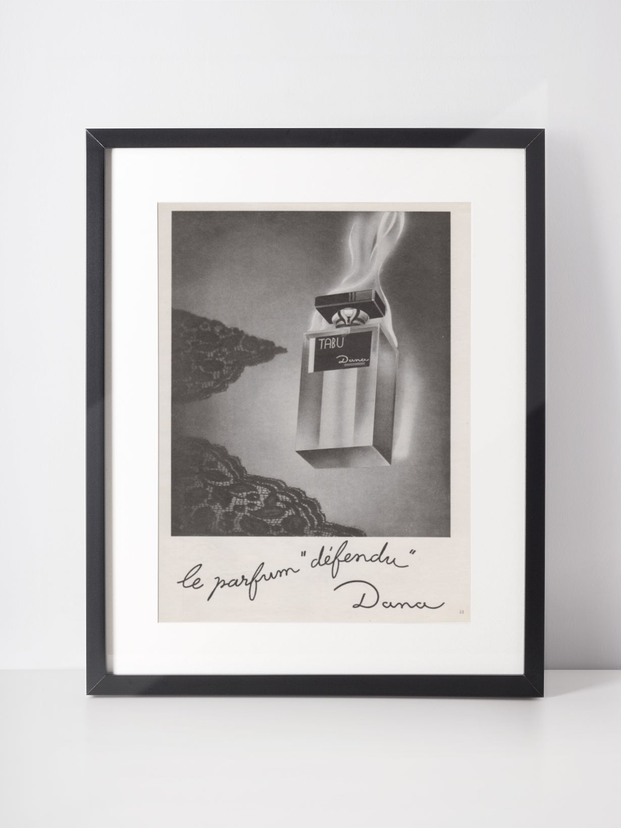 DANA 1947 Vintage Advertisement 1940s Tabu Perfume Print Ad Fragrance Parfum