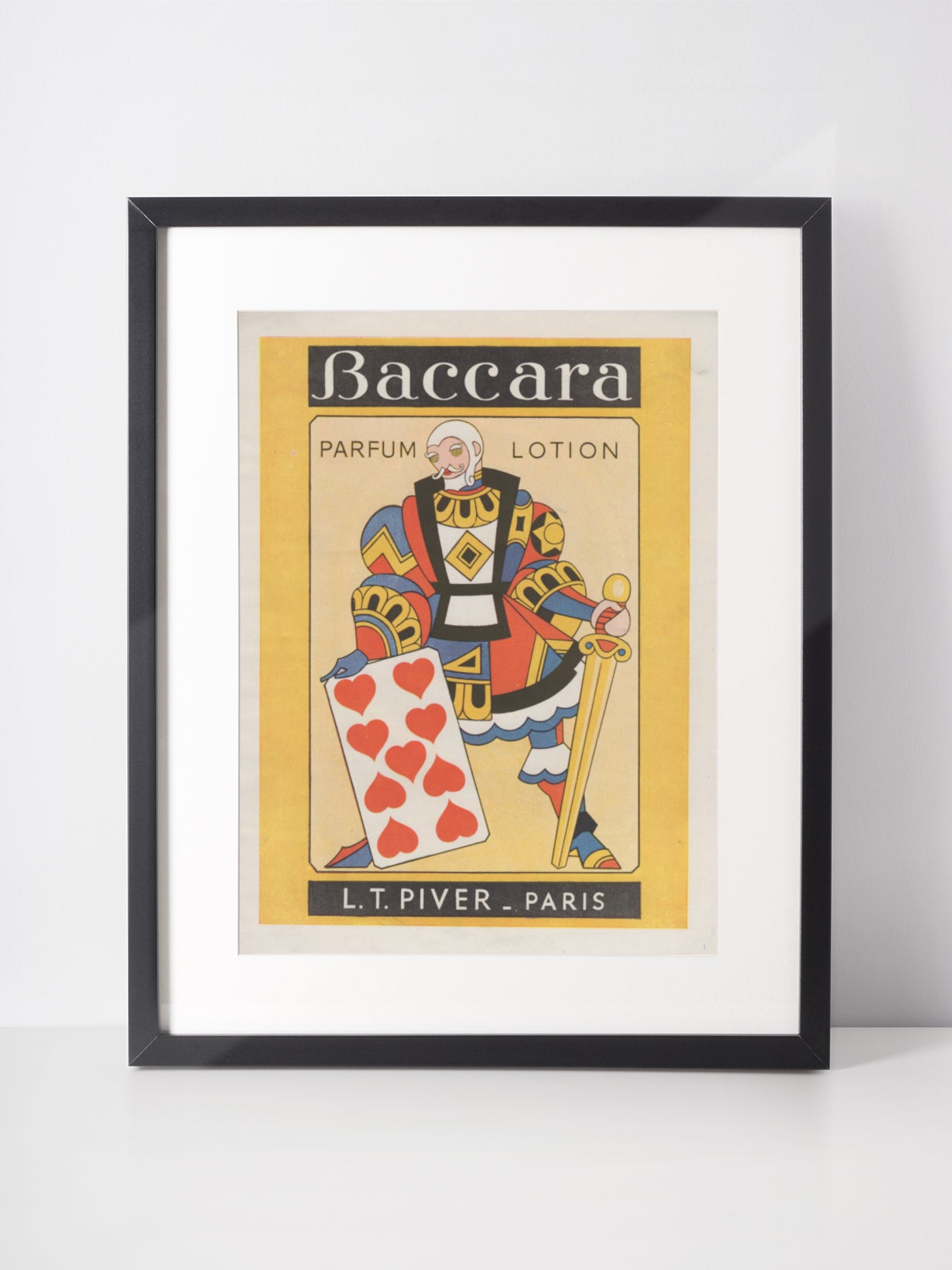 L.T. PIVER 1947 Vintage Advertisement 1940s Baccara Perfume Print Ad Parfum Fragrance