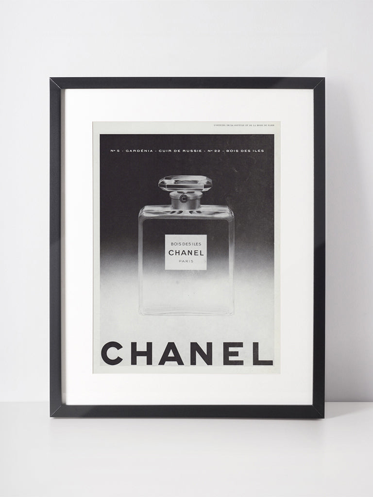 CHANEL 1956 Vintage Advertisement Bois Des Iles Perfume 1950s Print Ad