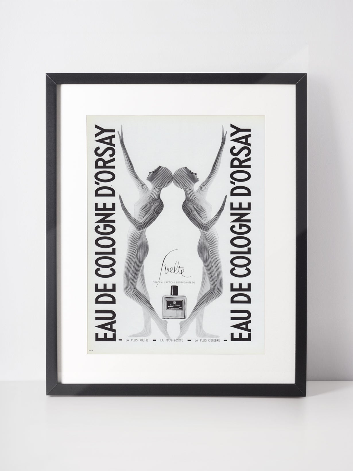 D'ORSAY 1958 Vintage Print Magazine Advertisement Perfume Parfum 1950s