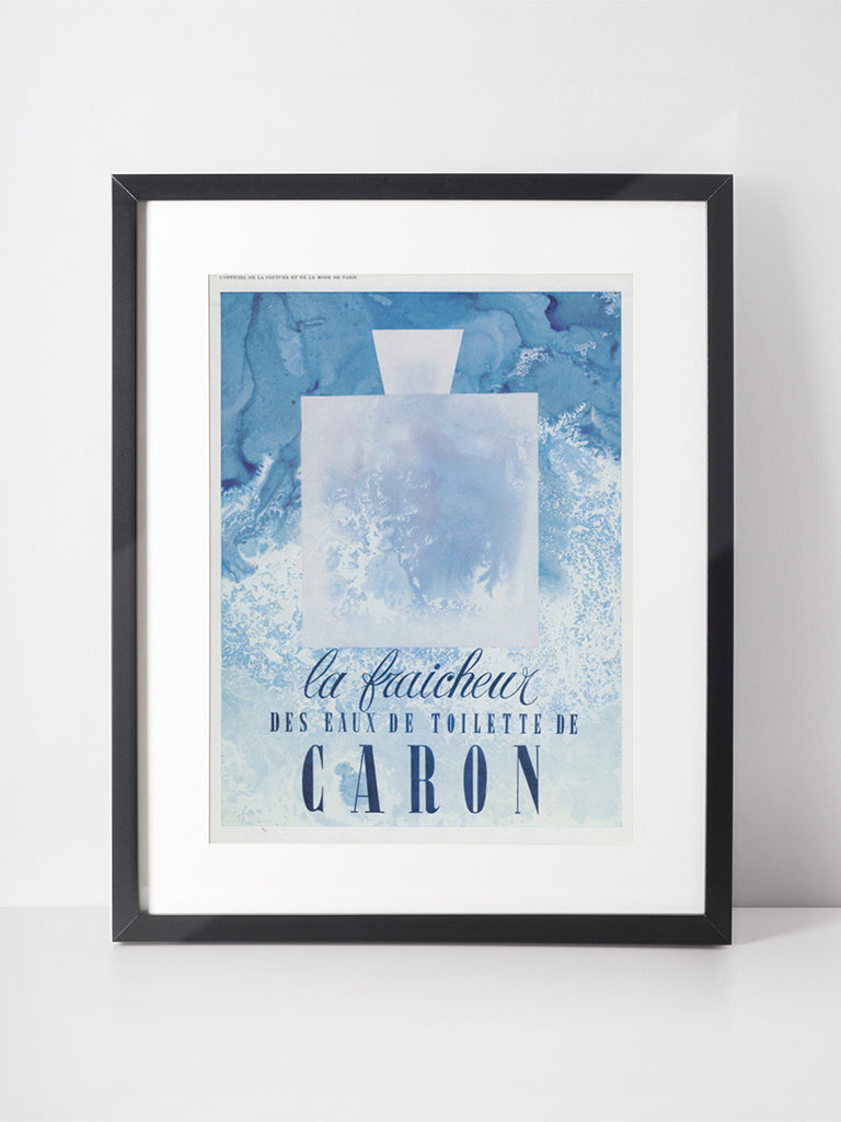 CARON 1962 Vintage Advertisement 1960s Perfume Ad Print