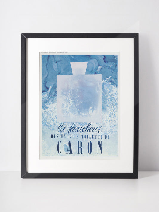 CARON 1962 Vintage Advertisement 1960s Perfume Ad Print