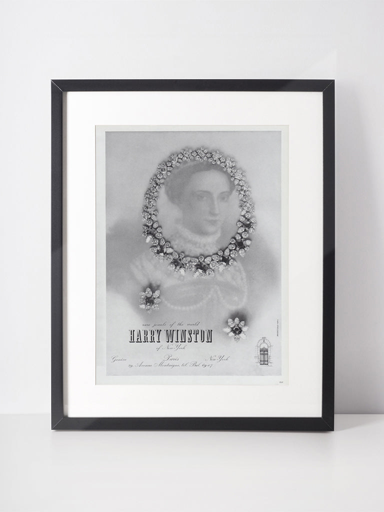 HARRY WINSTON 1962 Vintage Advertisement 1960s Jewelry Print Ad