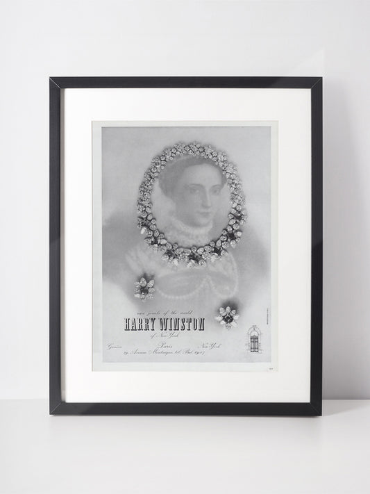 HARRY WINSTON 1962 Vintage Advertisement 1960s Jewelry Print Ad
