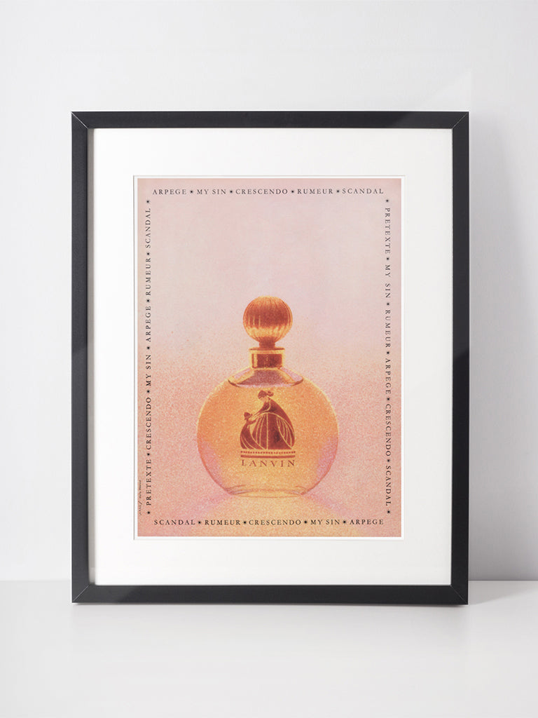 GUERLAIN 1962 Vintage Advertisement 1960s Beauty Print Ad