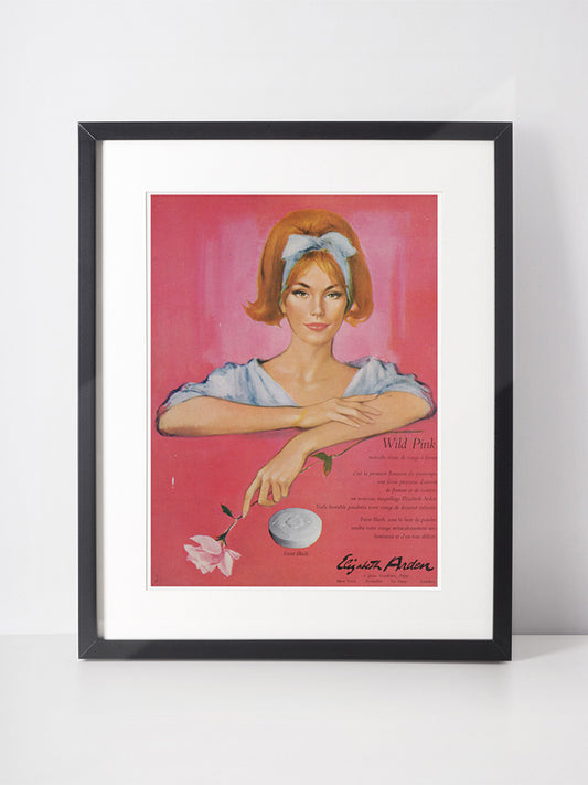 ELIZABETH ARDEN 1964 Vintage Advertisement 1960s Beauty Print Ad