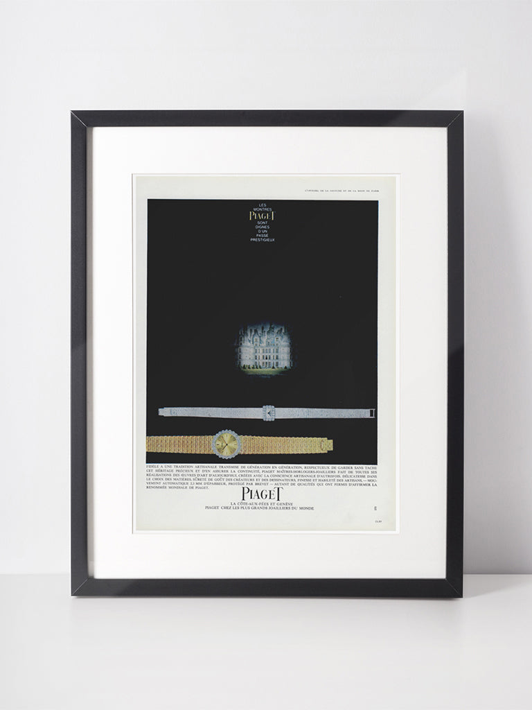 PIAGET 1965 Vintage Advertisement 1960s Luxury Watch Print Ad