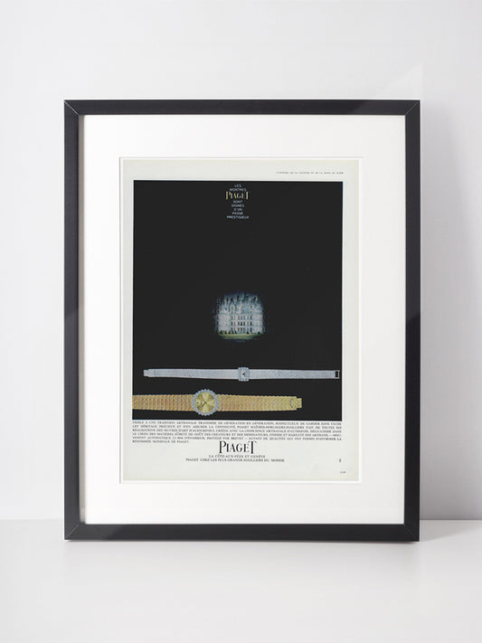 PIAGET 1965 Vintage Advertisement 1960s Luxury Watch Print Ad