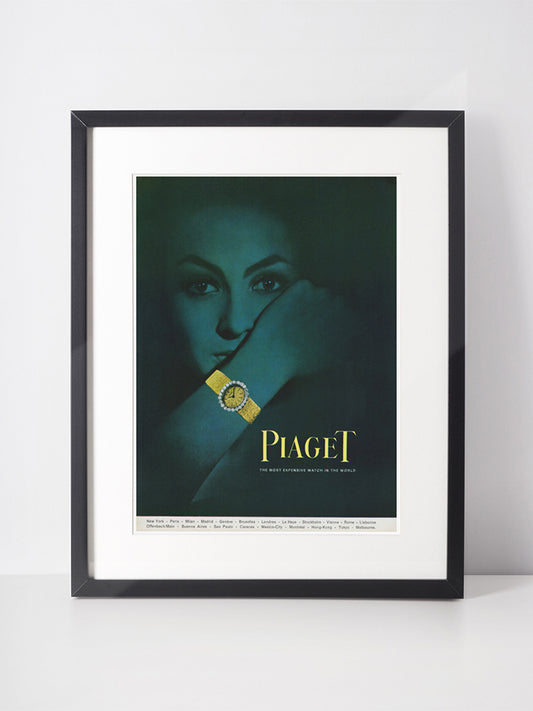 PIAGET 1967 Vintage Advertisement 1960s Luxury Watch Ad