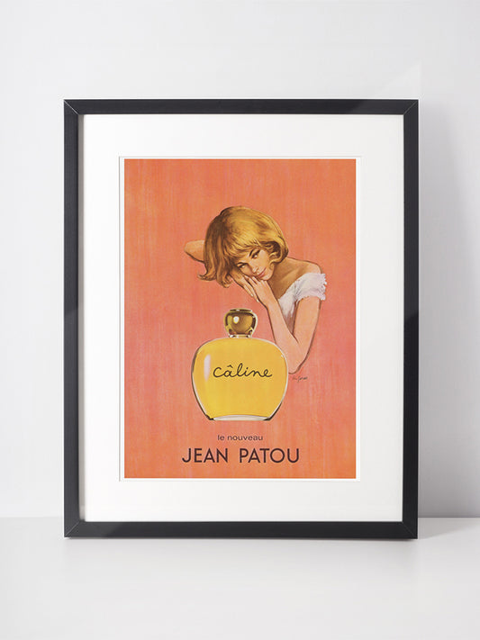 JEAN PATOU 1967 Vintage Advertisement 1960s Perfume Ad Câline
