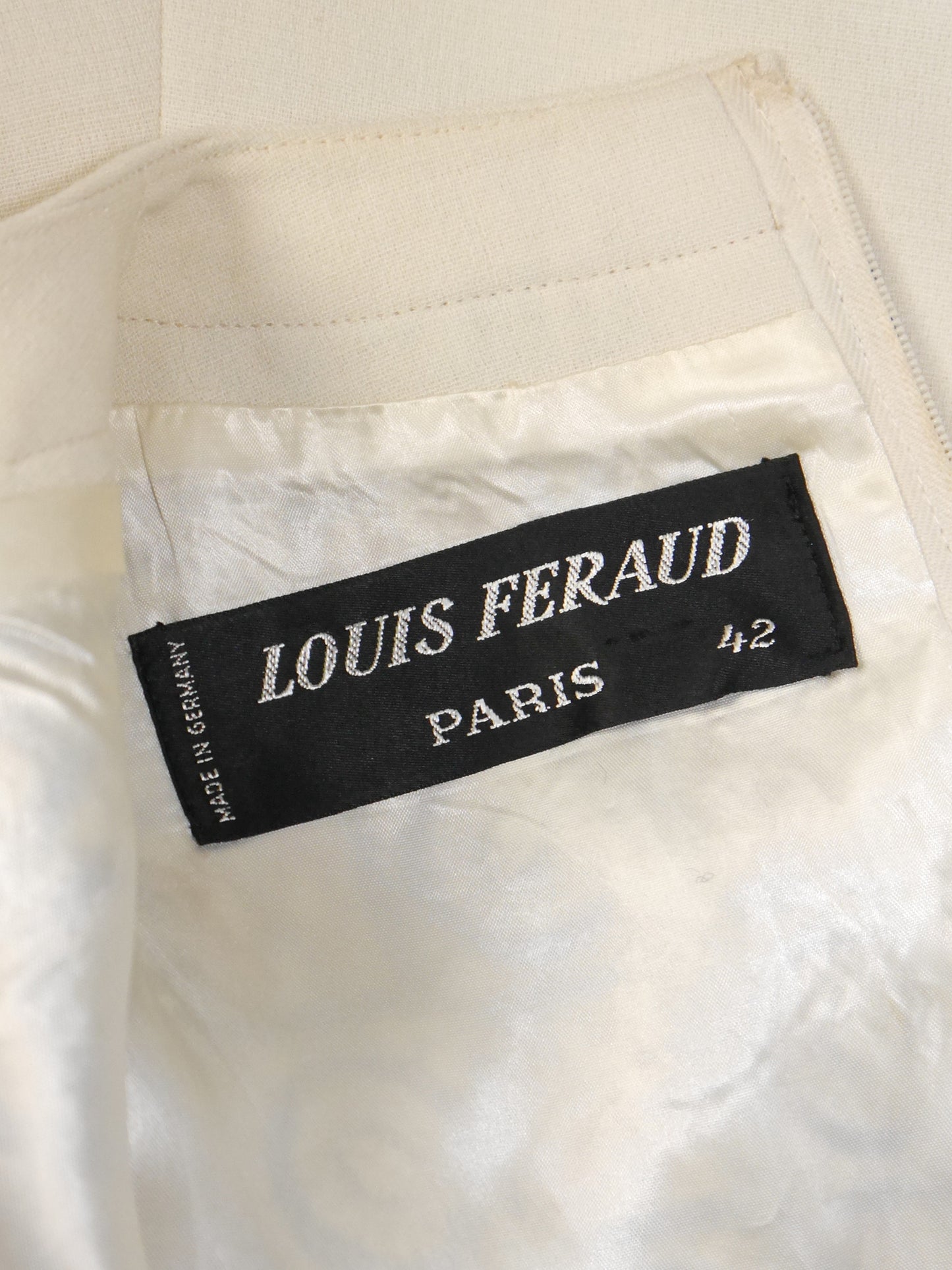 LOUIS FÉRAUD Fall 1969 Vintage Embroidered Space Age Folklore Dress Size M