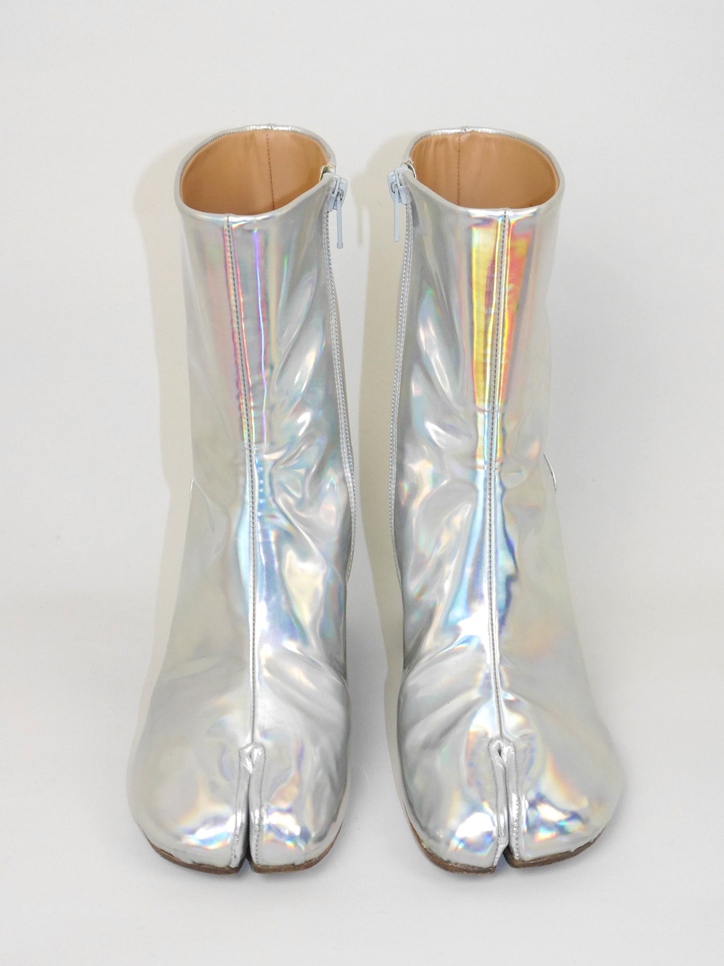 MAISON MARTIN MARGIELA Fall 2018 Vintage Holographic Tabi Boots EU 38