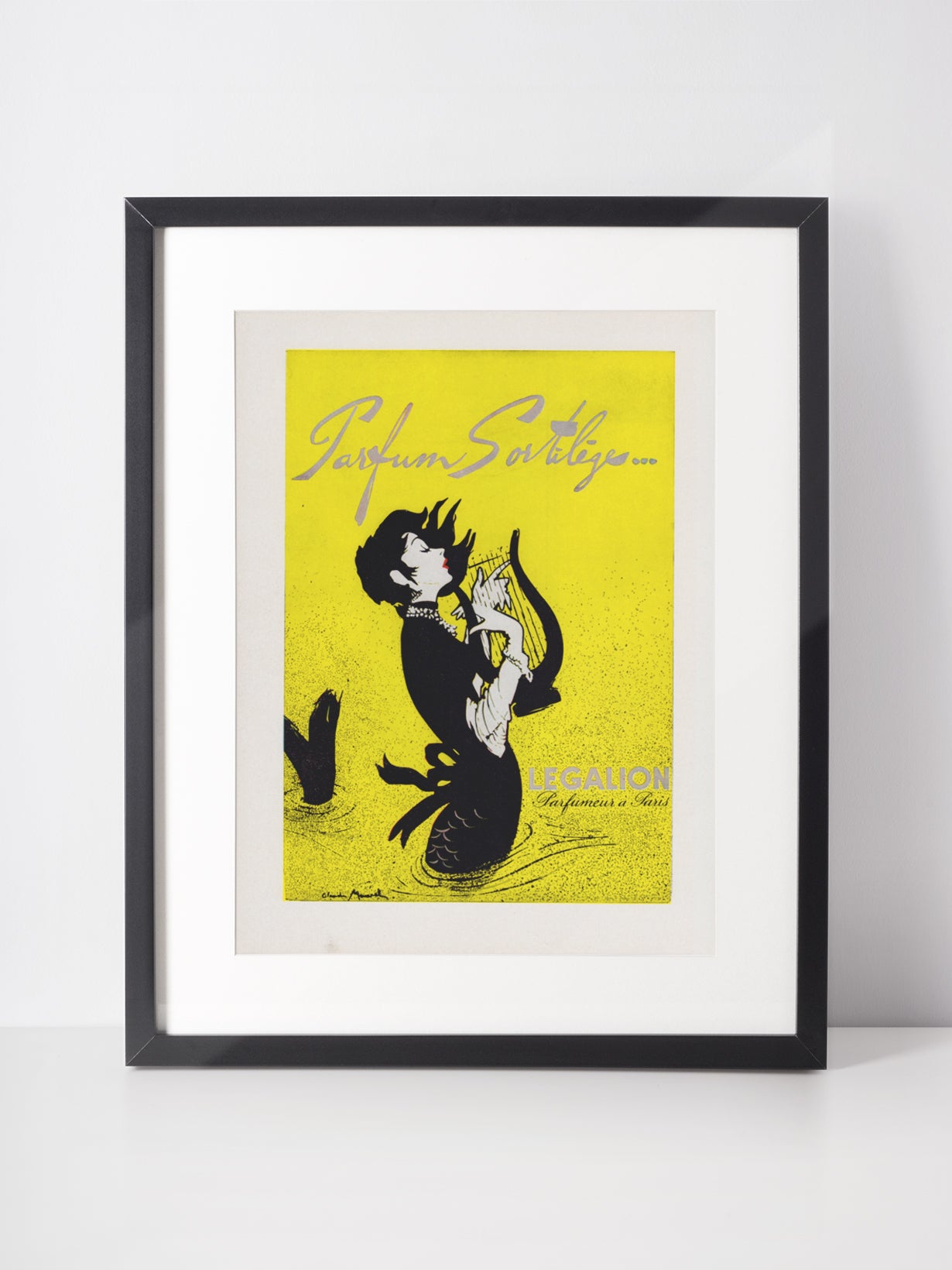 LE GALION 1957 Vintage Print Advertisement Perfume Parfum 1950s