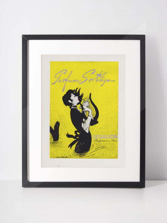 LE GALION 1957 Vintage Print Advertisement Perfume Parfum 1950s