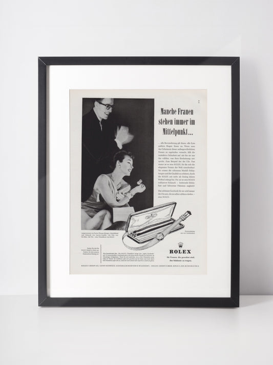 ROLEX 1959 Vintage Print Advertisement Luxury Watches Magazine Ad