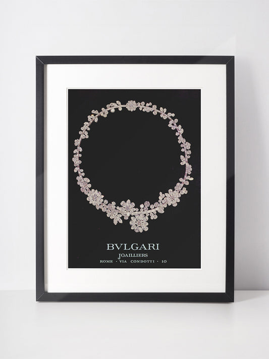 BVLGARI 1965 Vintage Advertisement 1960s Bulgari Jewelry Print Ad