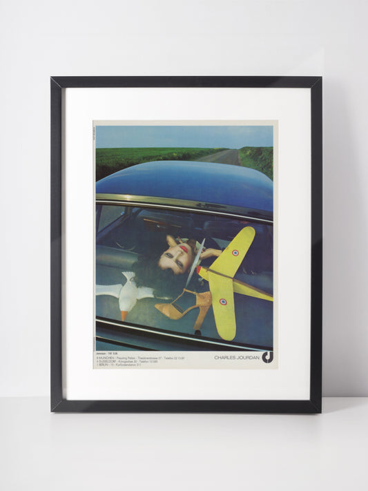 CHARLES JOURDAN 1974 Vintage Print Advertisement 1970s Footwear Shoes Magazine Ad