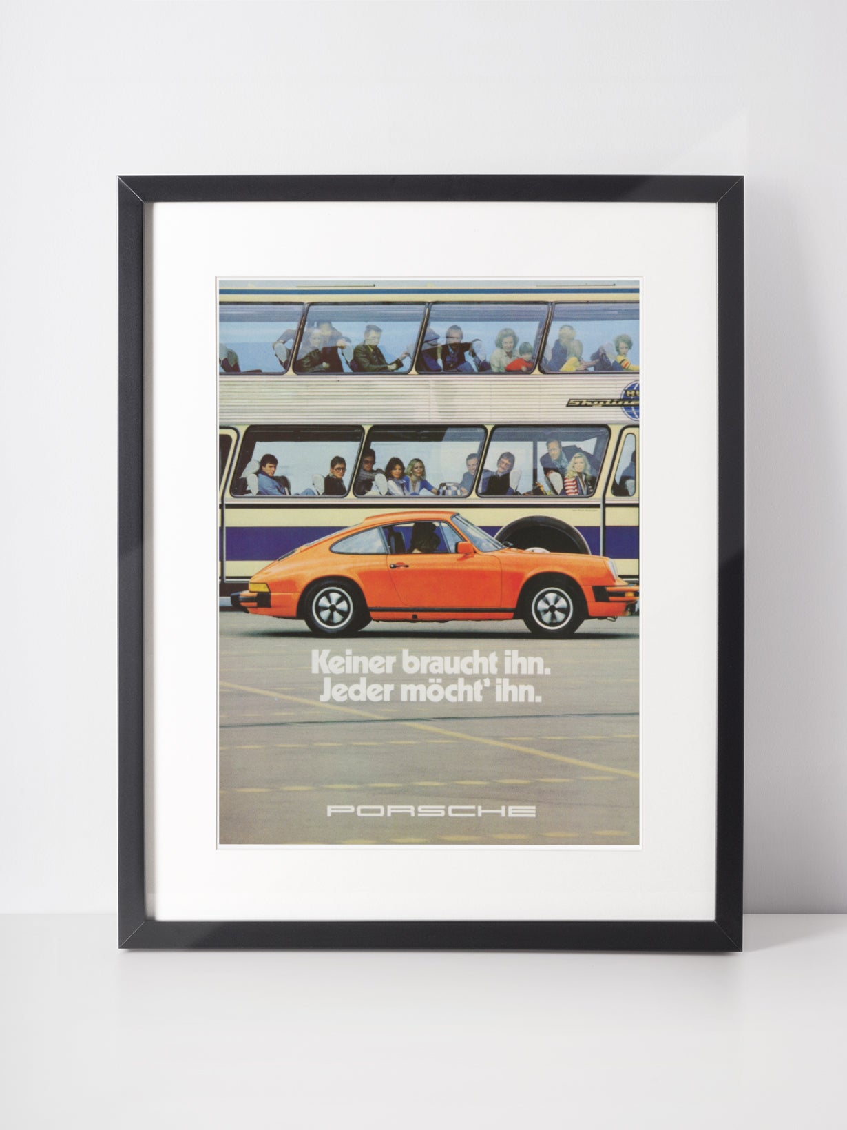 PORSCHE 1977 Vintage Print Advertisement 1970s Classic Car Magazine Ad