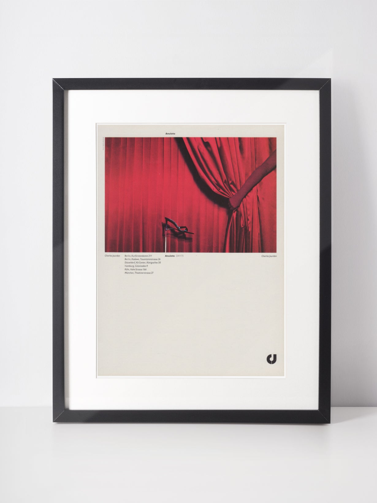 CHARLES JOURDAN 1979 Vintage Print Advertisement 1970s Footwear Shoe Magazine Ad