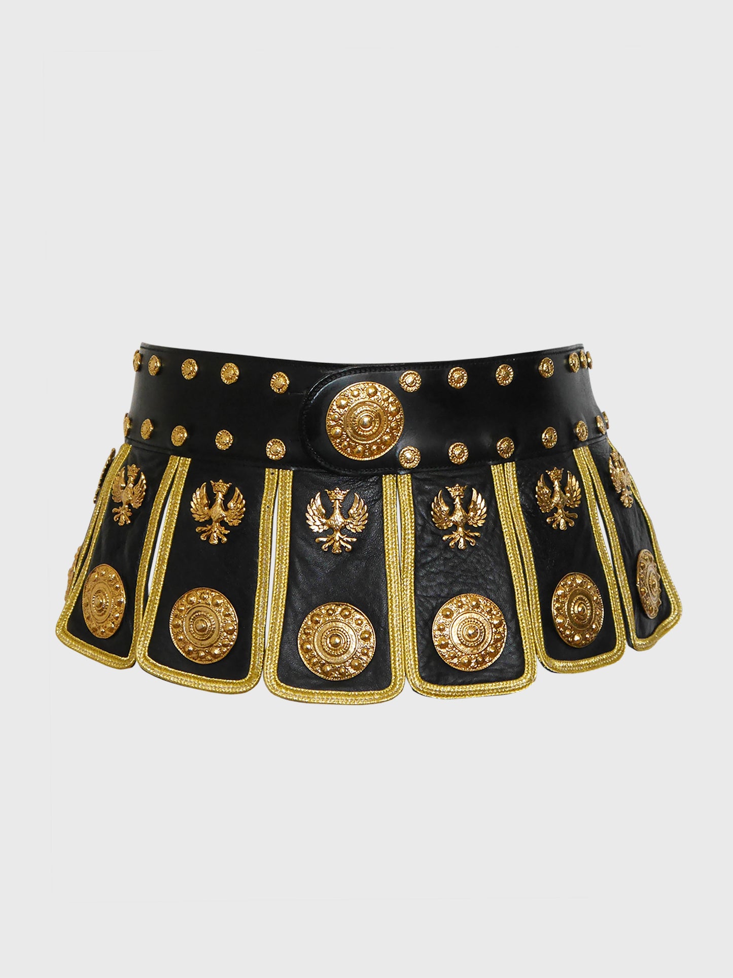 MOSCHINO by Redwall c. 1989 Vintage Roman Centurion Soldier Belt
