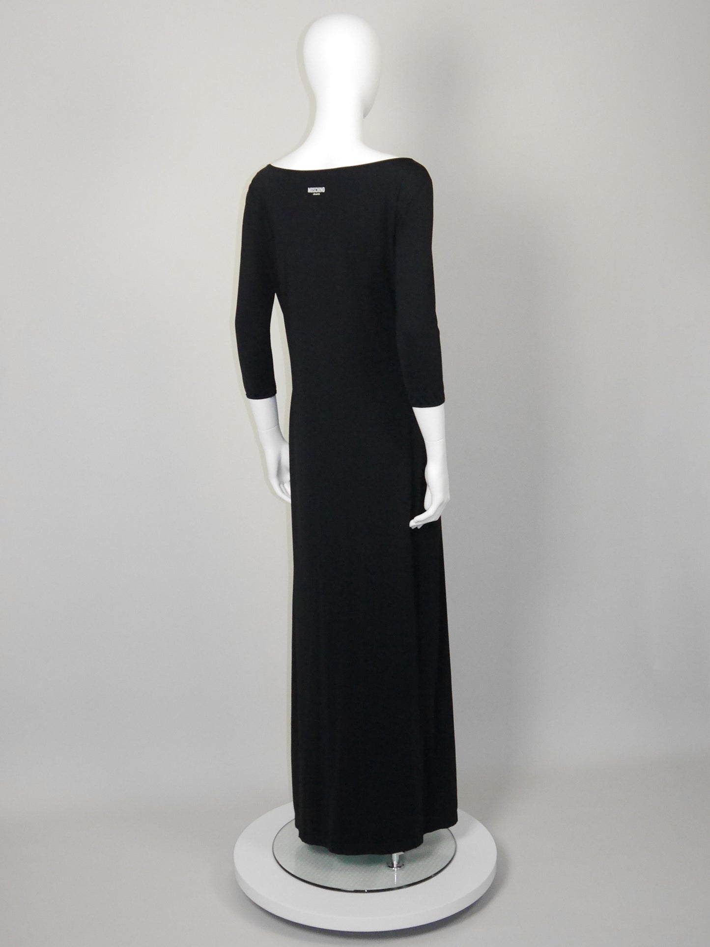 MOSCHINO 1990s 2000s Vintage Millennium Mood Maxi Dress Size L