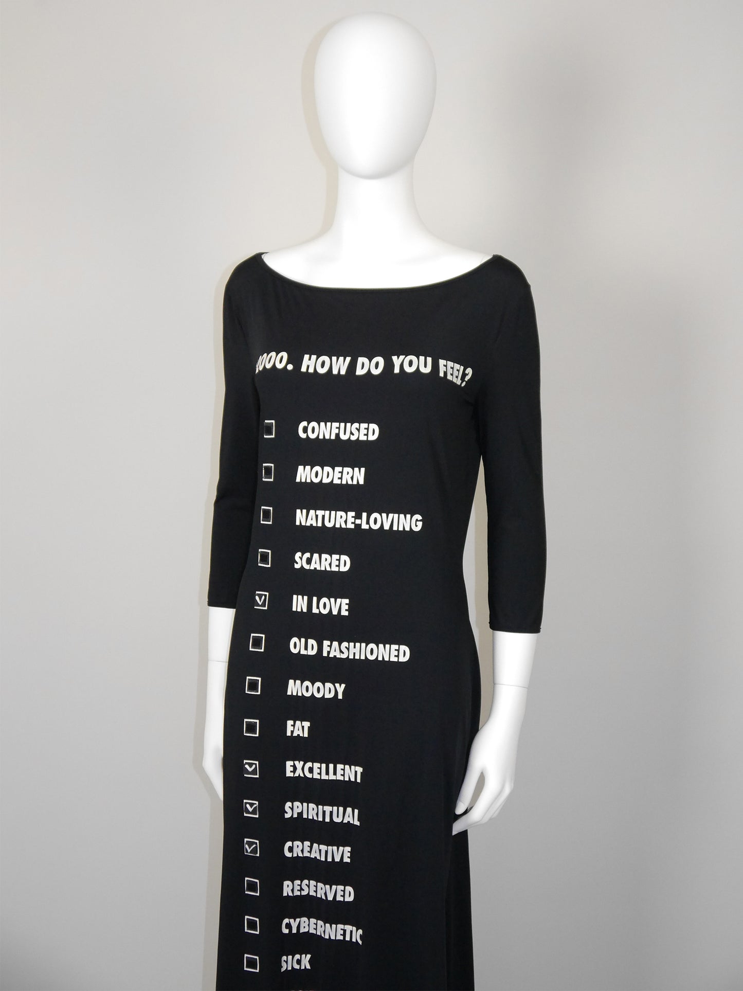 MOSCHINO 1990s 2000s Vintage Millennium Mood Maxi Dress Size L