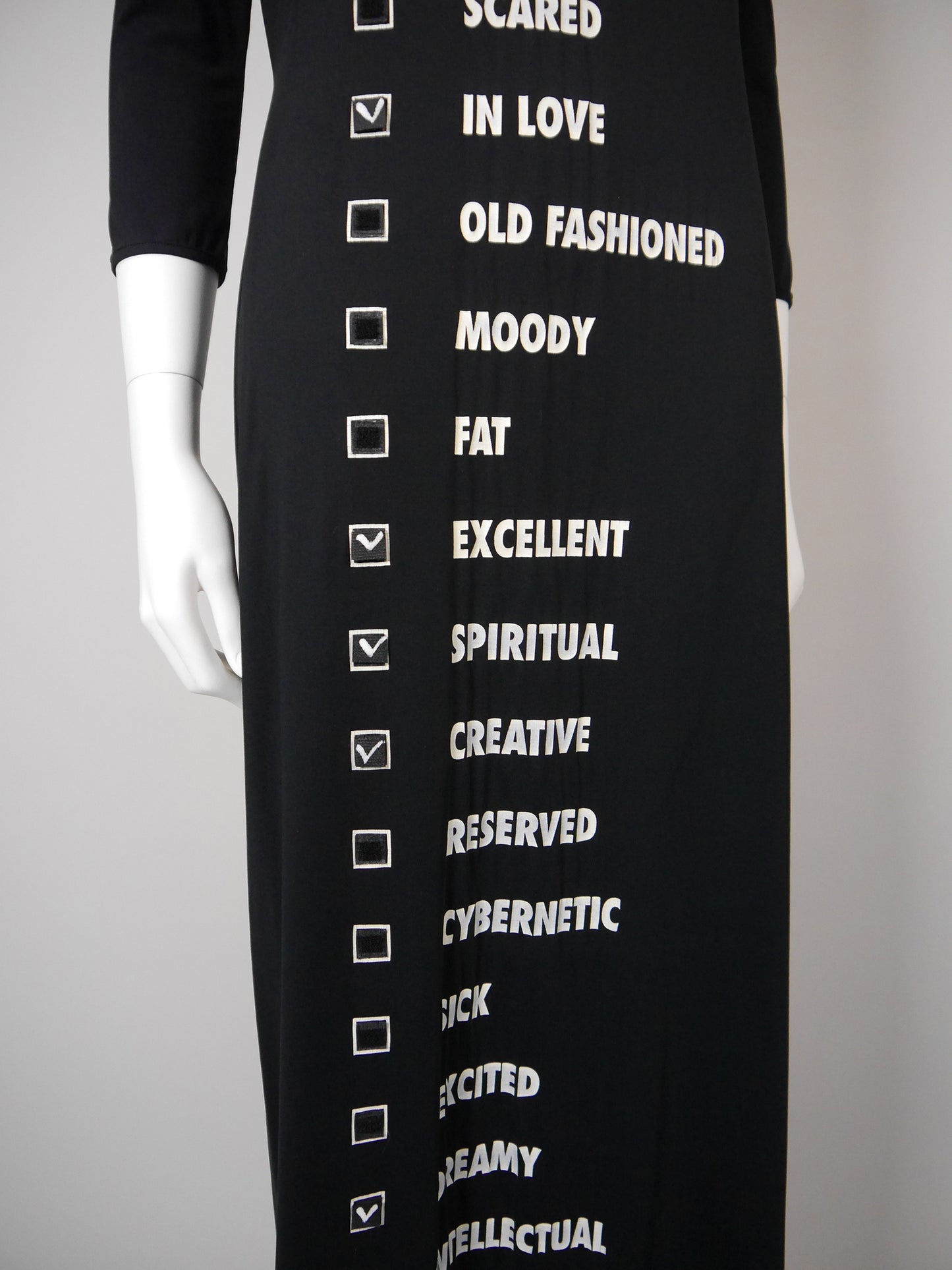 MOSCHINO 1990s 2000s Vintage Millennium Mood Maxi Dress Size L