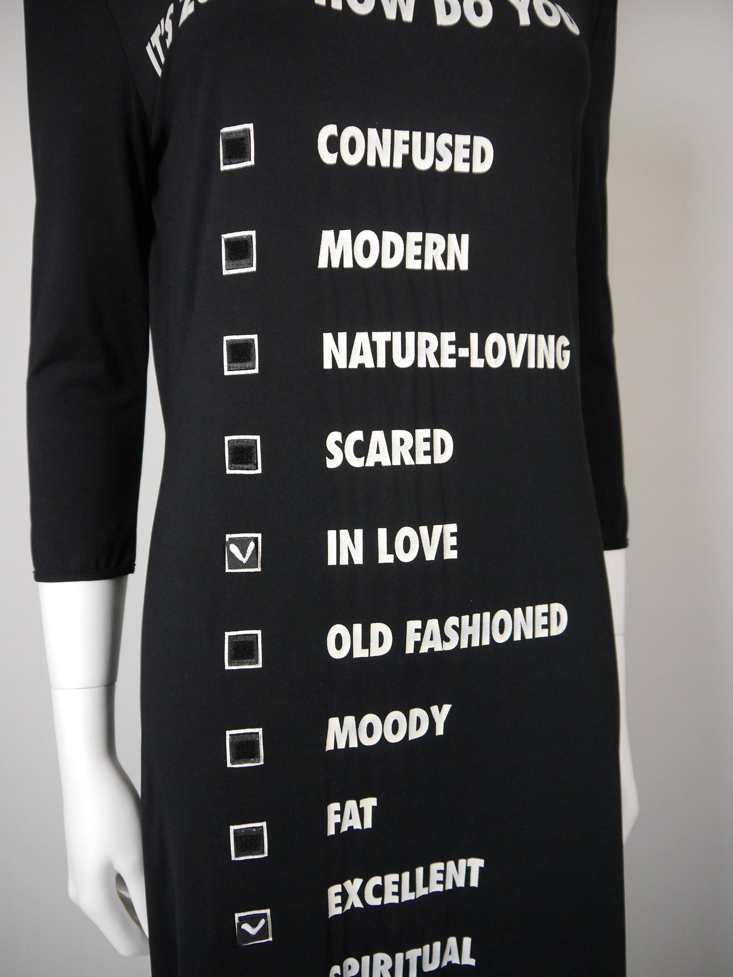 MOSCHINO 1990s 2000s Vintage Millennium Mood Maxi Dress Size L