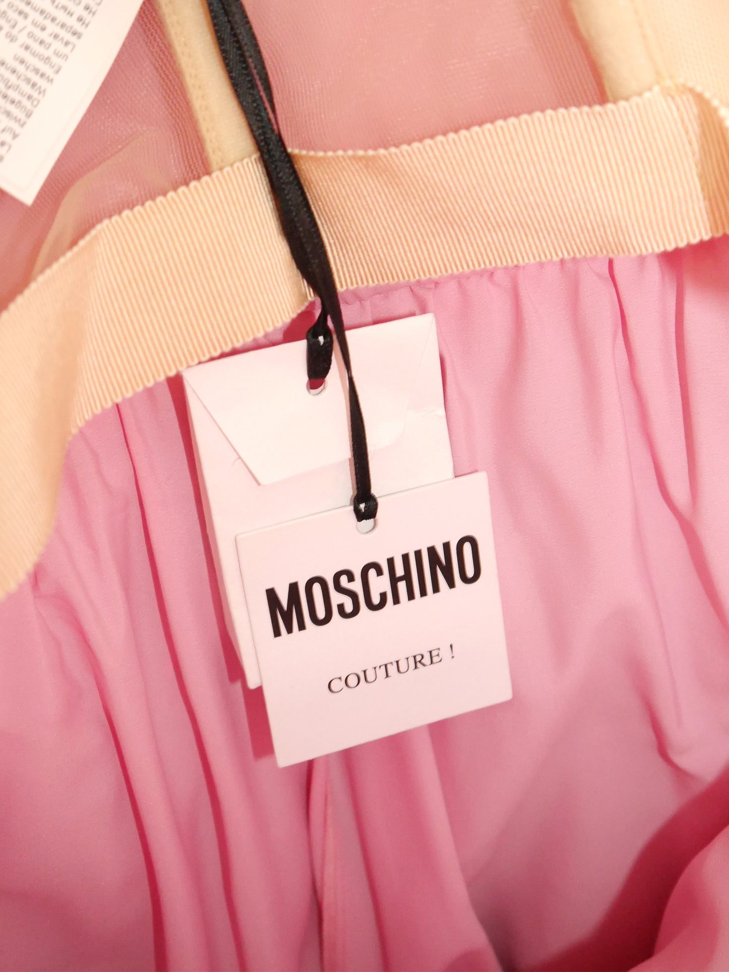 MOSCHINO Couture! by Jeremy Scott Spring 2021 Tulle Brocade Ball Gown Evening Dress Size XS NWT