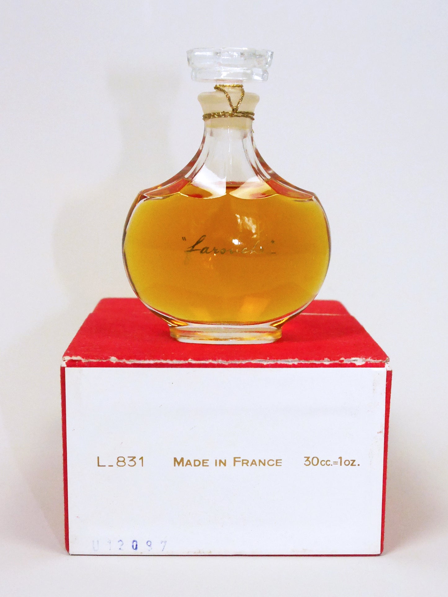NINA RICCI Farouche (1973) 30 ml Pure Perfume 1970s Vintage Extrait de Parfum Lalique Bottle