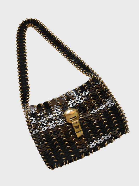 PACO RABANNE by Ricaf 1960s Vintage Metal Disc Bag
