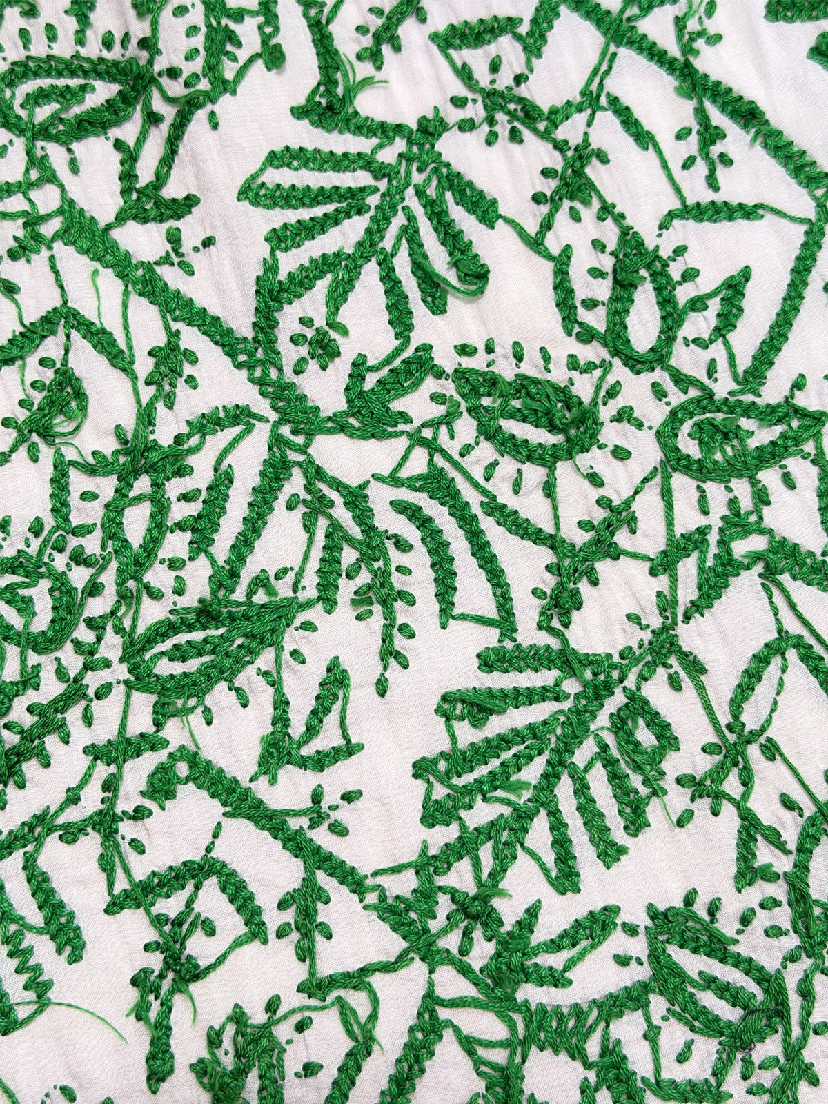 PRADA Spring 2011 Vintage "Made in India" Artisanal Handmade Dress w/ Chikan Embroidery Size XXS