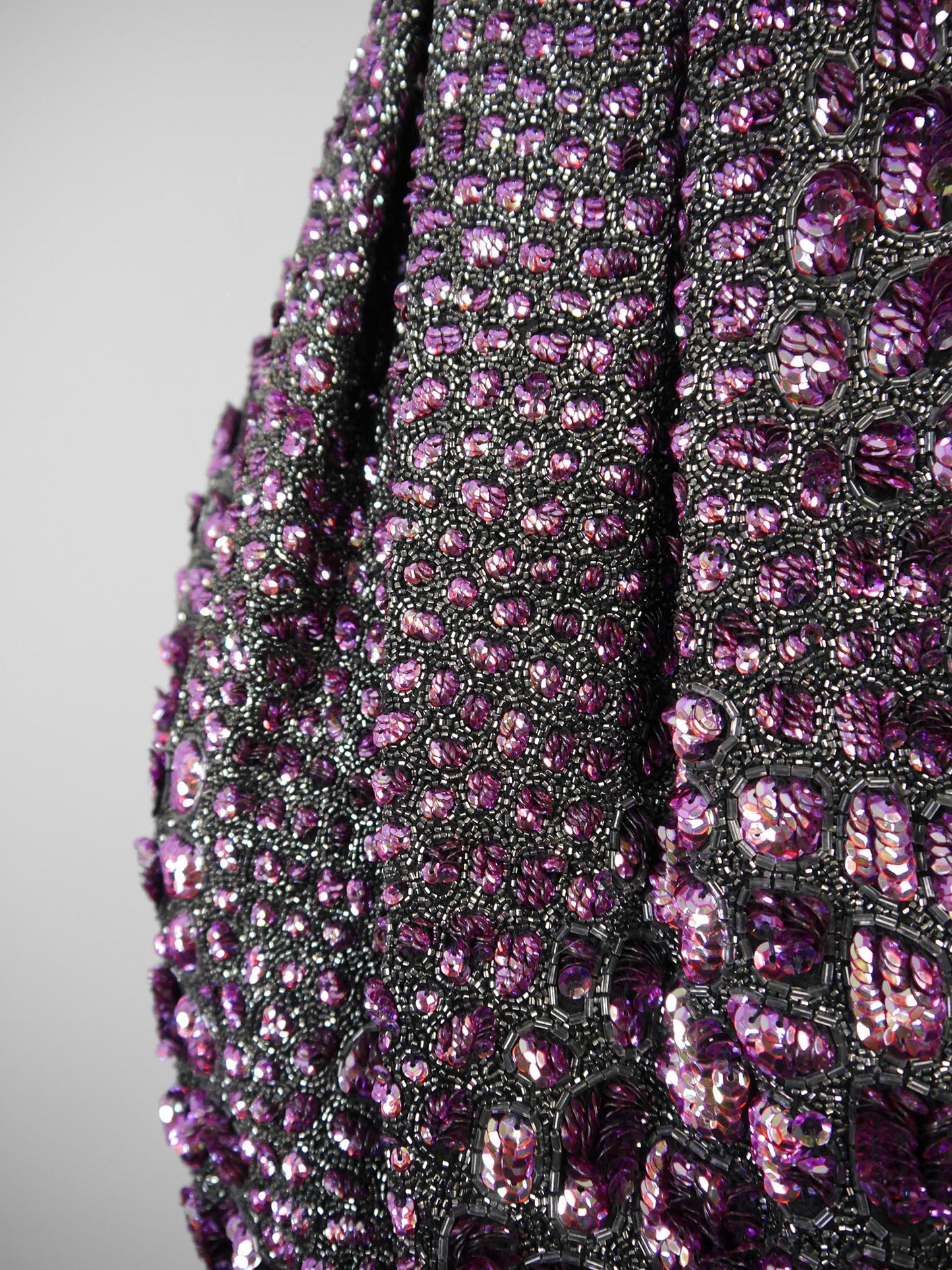 ROBERTO CAVALLI Fall 2012 Vintage Fully Beaded Harness Mini Dress Size XS