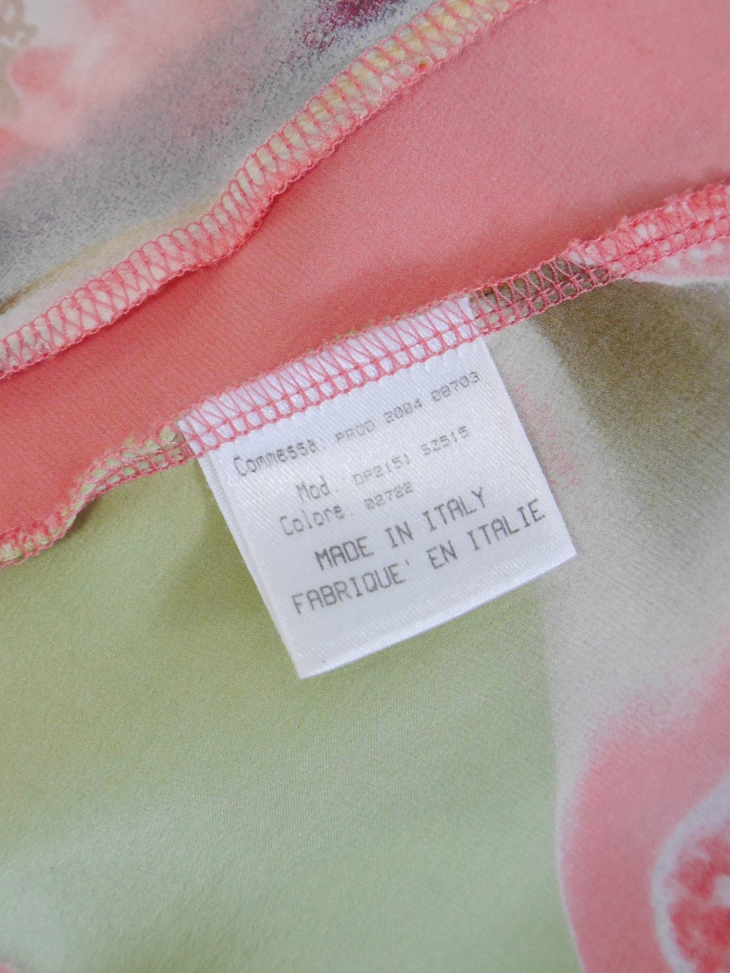 ROBERTO CAVALLI Spring 2005 Vintage Orchid Print Silk Maxi Gown