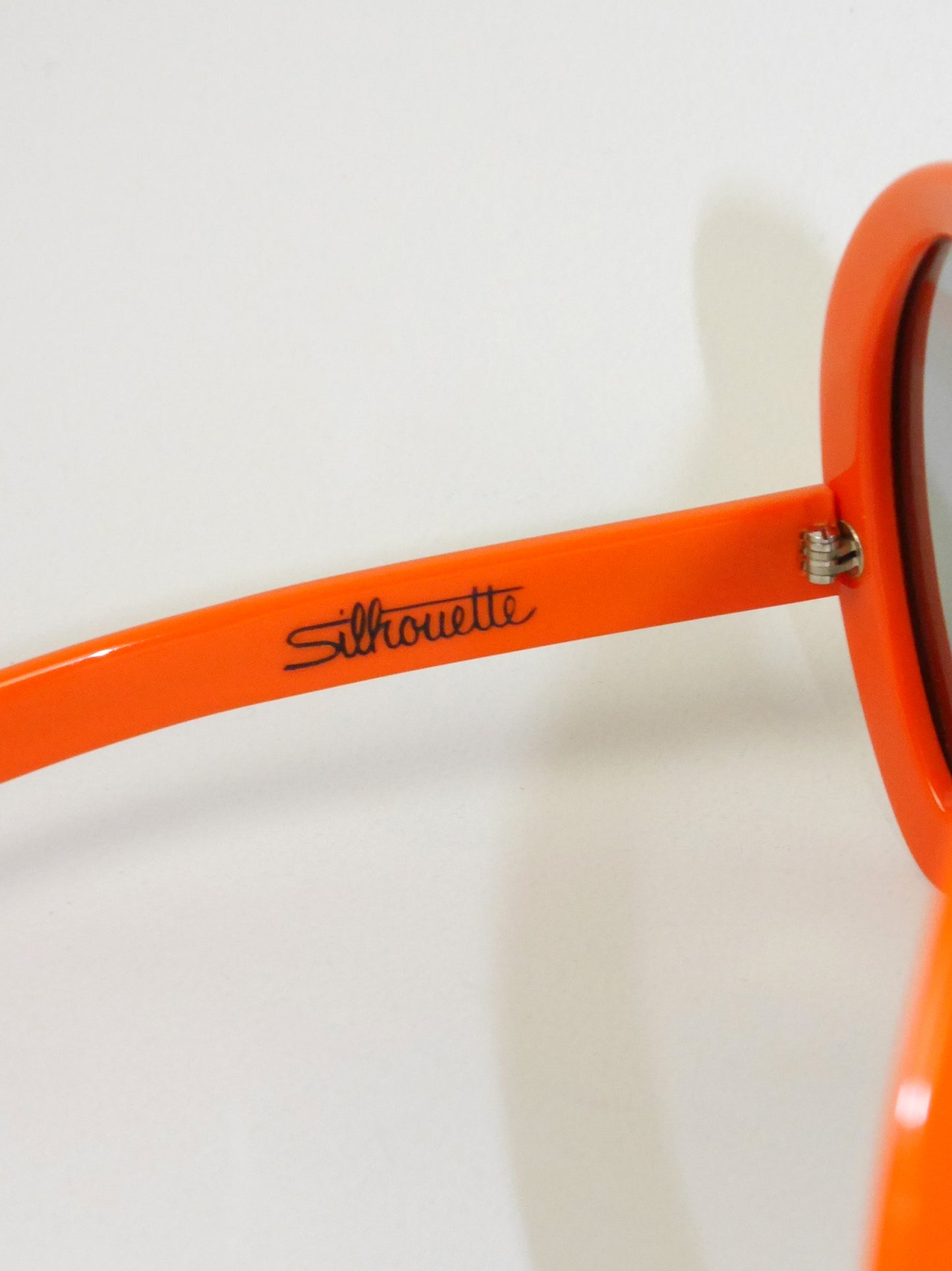 SILHOUETTE Futura 570 1970s Vintage Sunglasses Orange