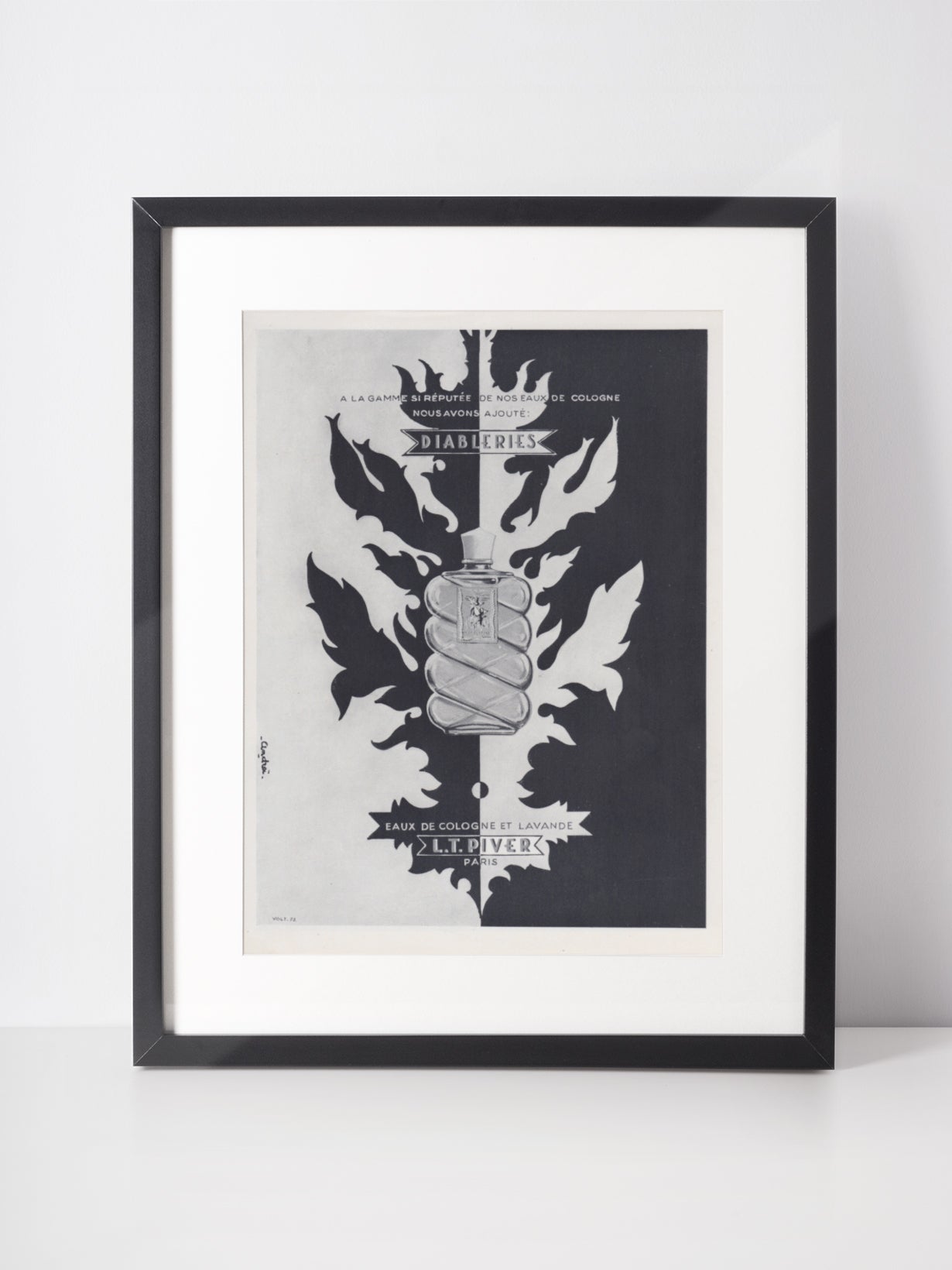 L.T. PIVER 1951 Vintage Advertisement 1950s Perfume Print Ad Fragrance Parfum