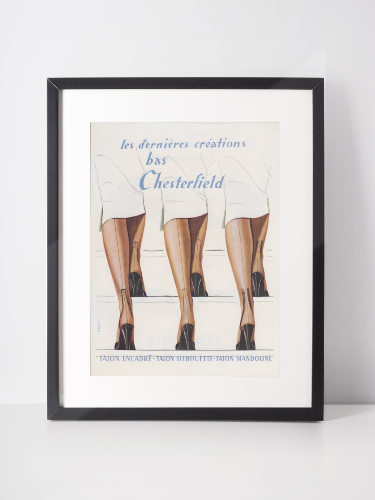 CHESTERFIELD 1951 Vintage Advertisement 1950s Hosiery Print Ad