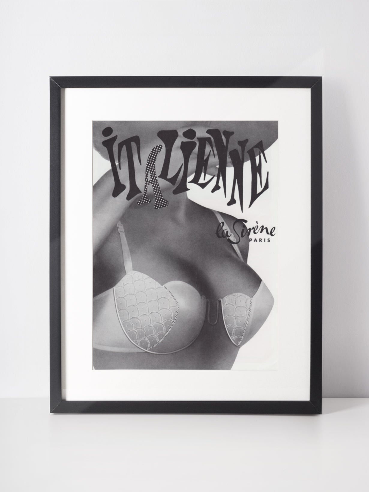 LA SIRÈNE 1958 Vintage Print Advertisement 1950s Lingerie Ad