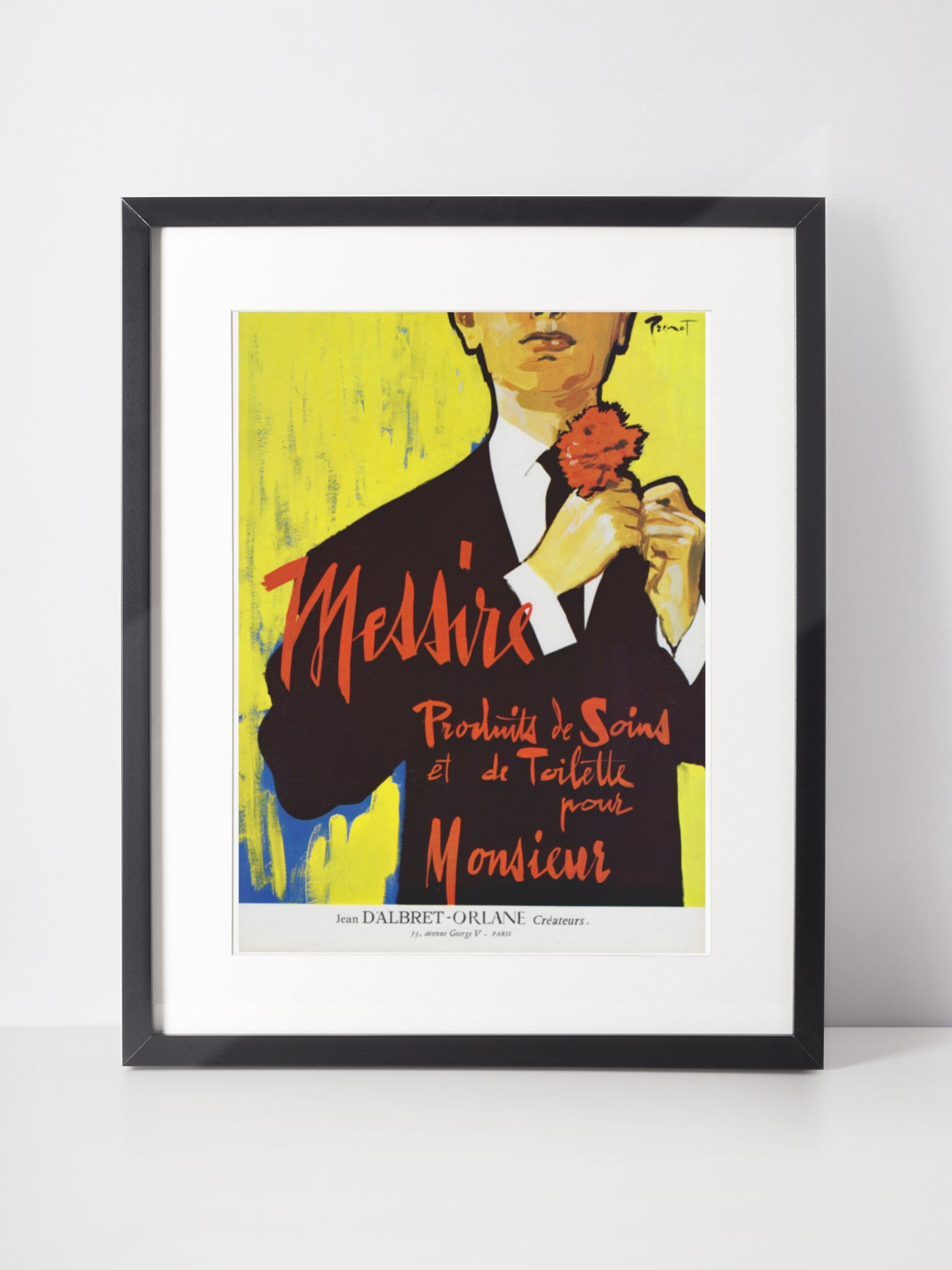 JEAN D'ALBRET 1962 Vintage Print Advertisement 1960s Perfume Ad Illustration
