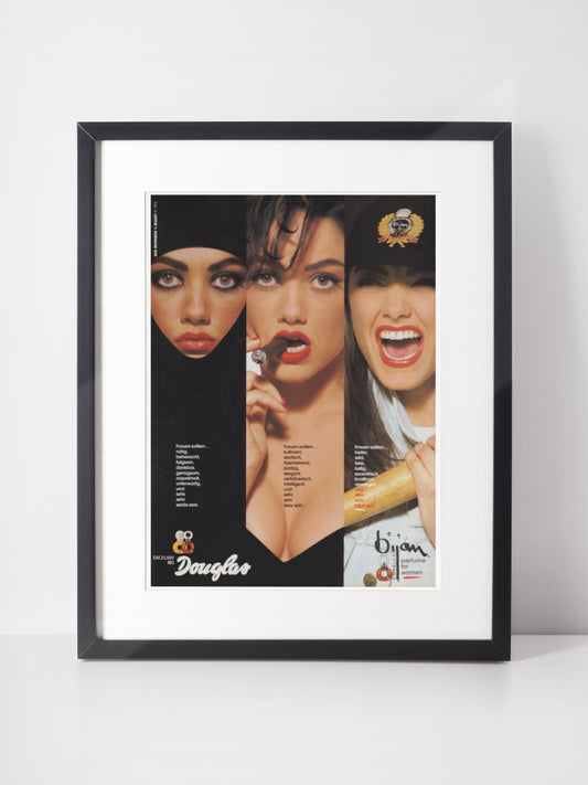 BIJAN 1993 Vintage Print Advertisement 1990s Magazine Ad Perfume Fragrance