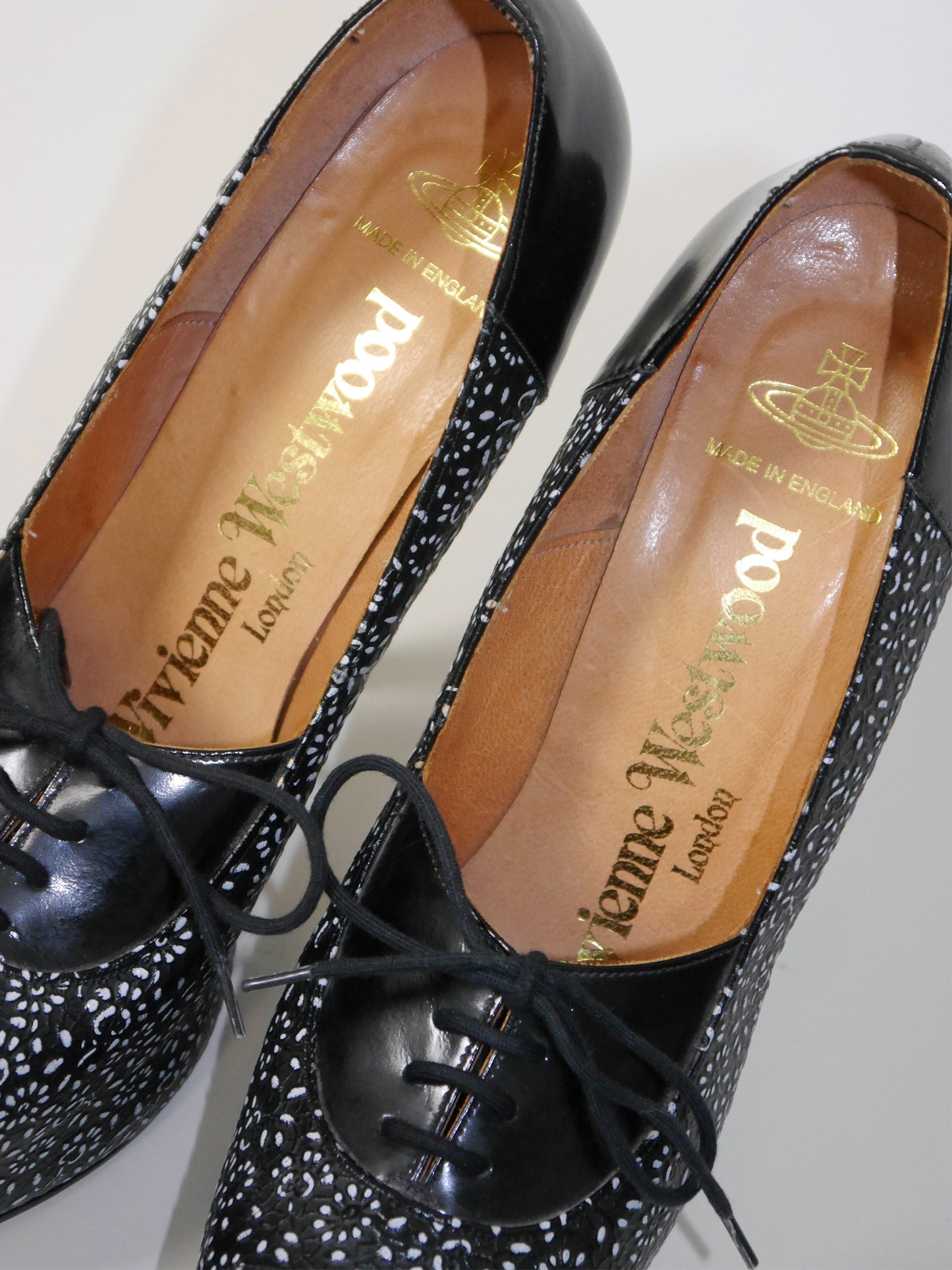 VIVIENNE WESTWOOD Spring 1995 Vintage Elevated Platform Shoes Size UK 5