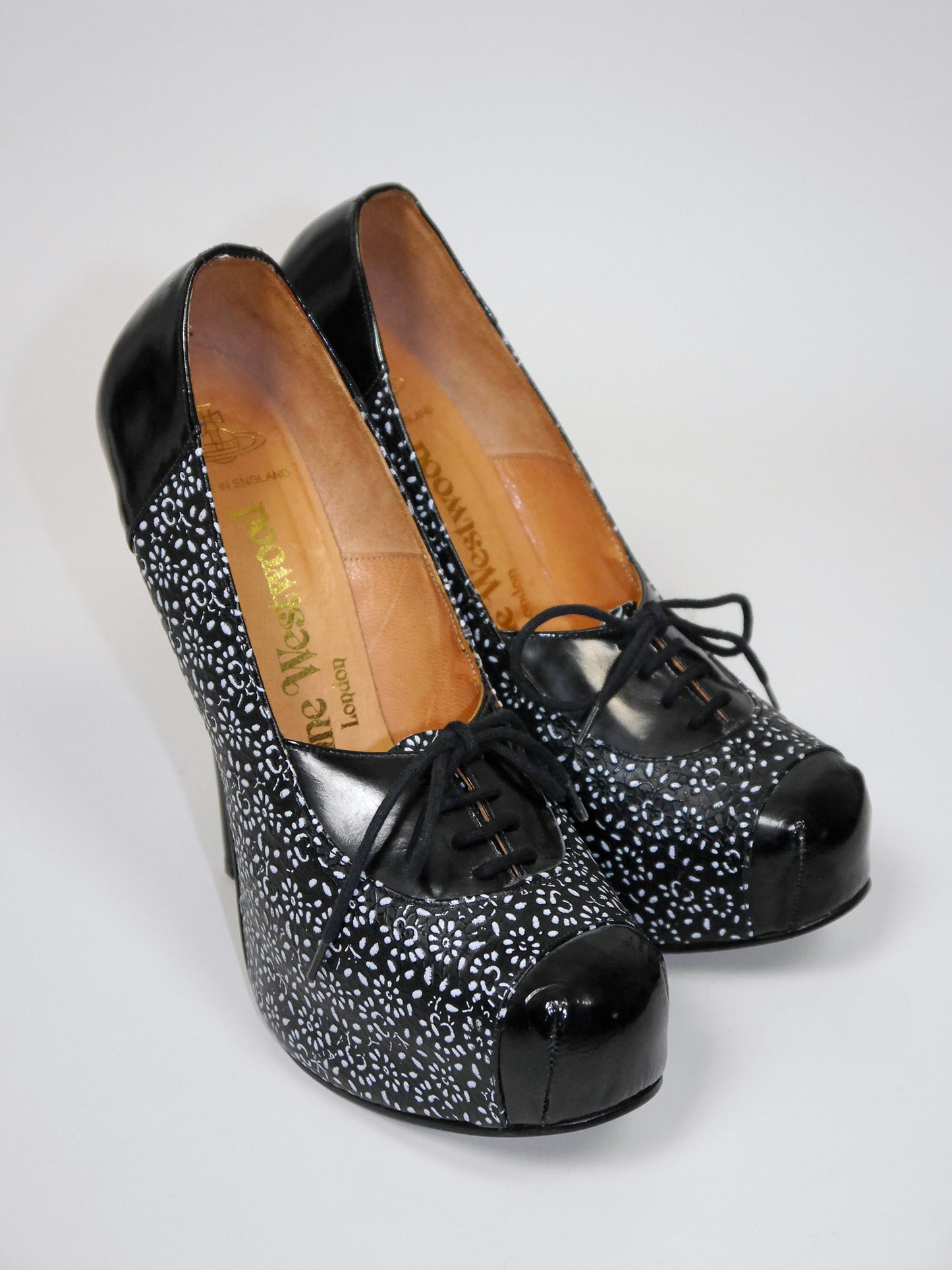 VIVIENNE WESTWOOD Spring 1995 Vintage Elevated Platform Shoes Size UK 5