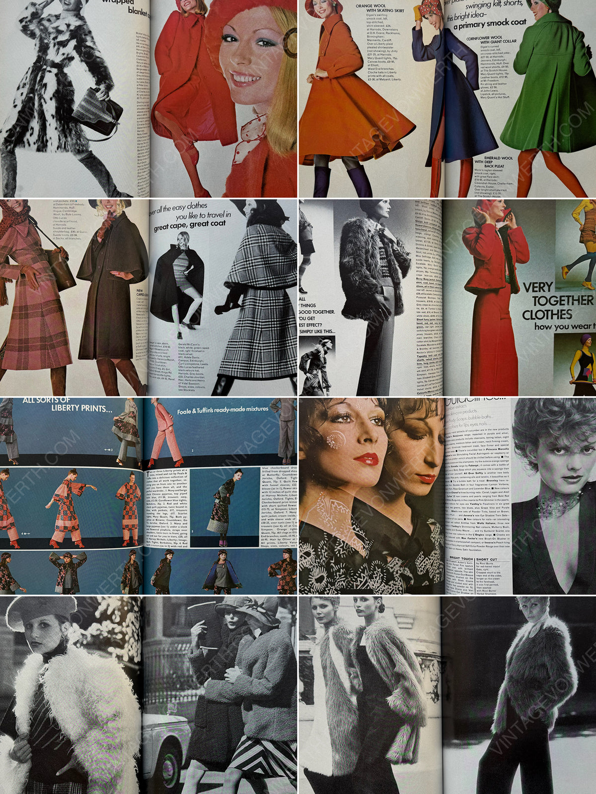 BRITISH VOGUE UK SEPTEMBER 15, 1971 - THE IMPERFECTS