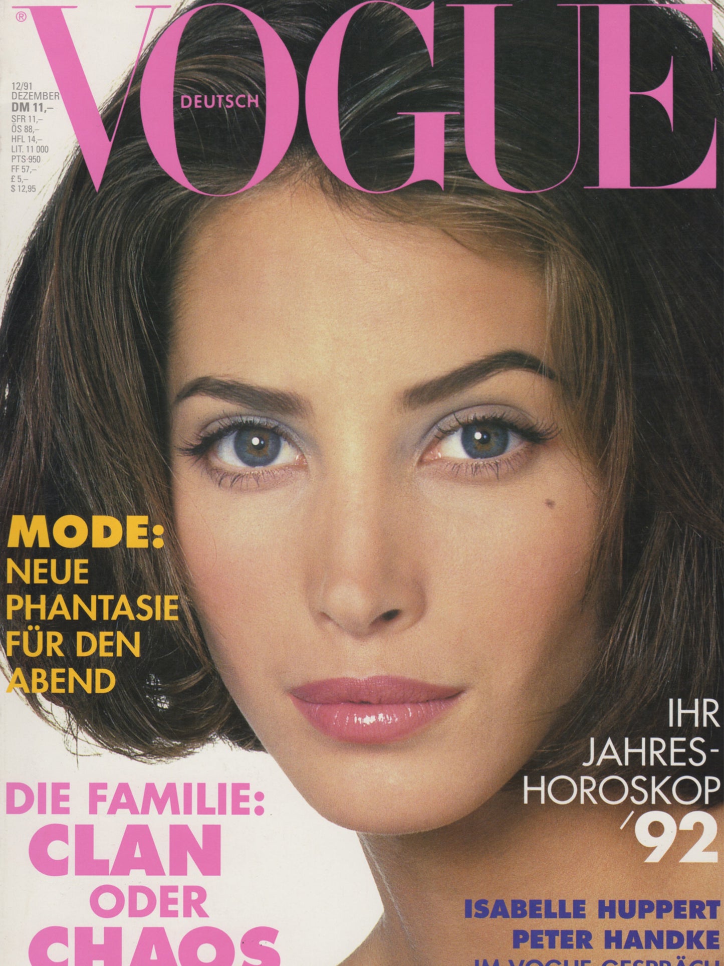 VOGUE GERMANY December 1991