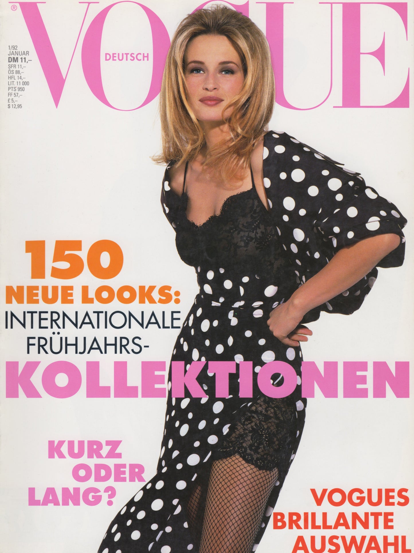 VOGUE GERMANY January 1992