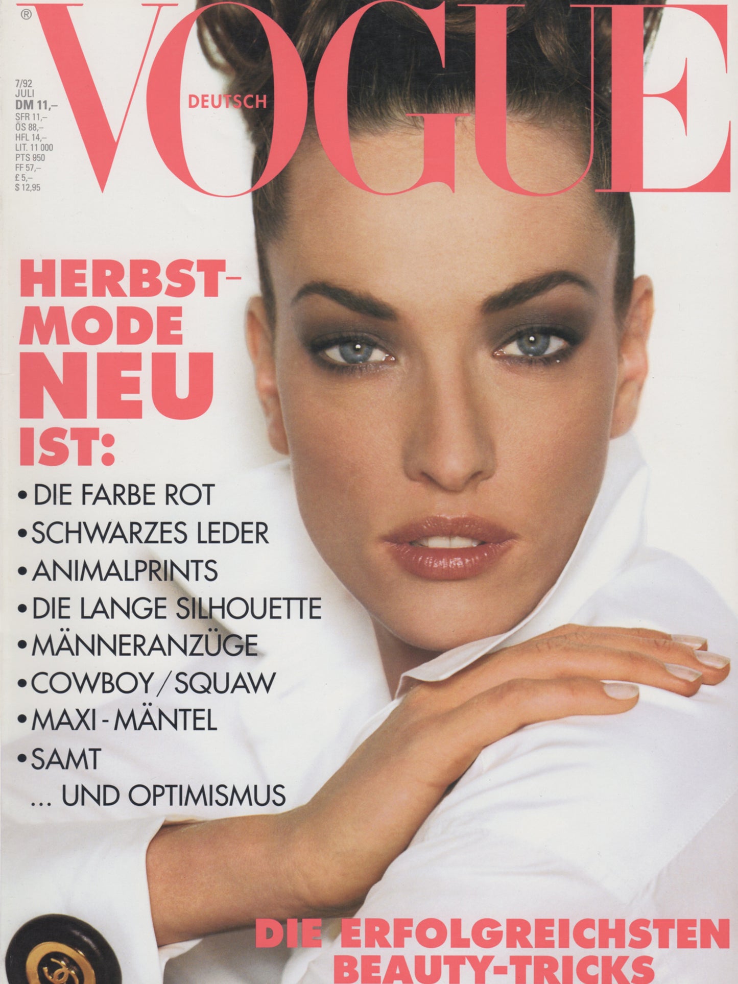 VOGUE GERMANY July 1992