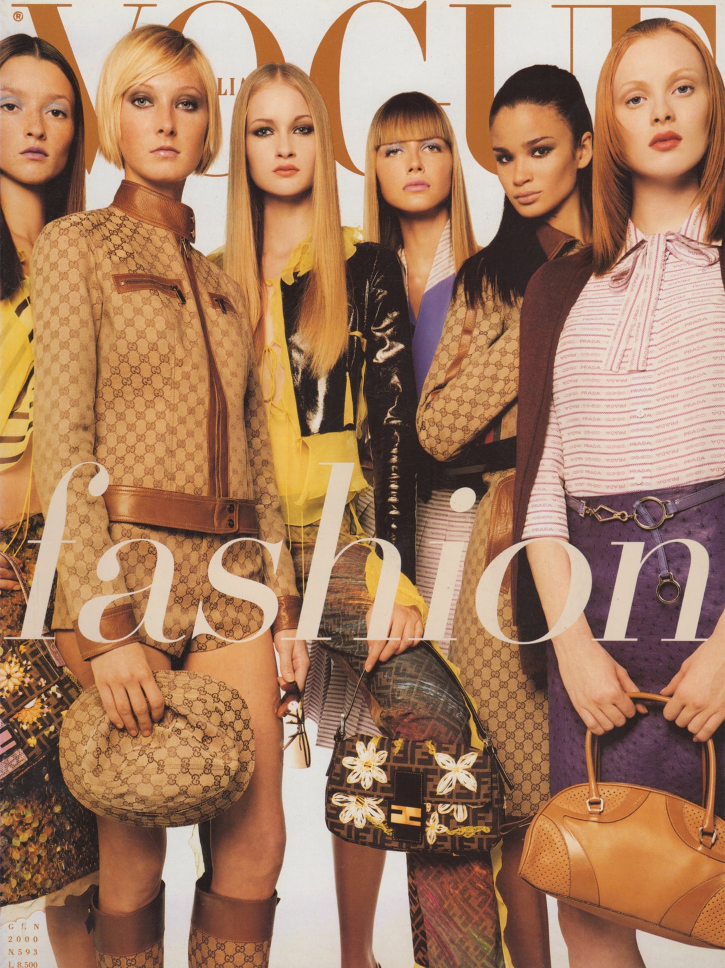 VOGUE ITALIA January 2000 w/ Runway Supplement Cahier Des Défilès