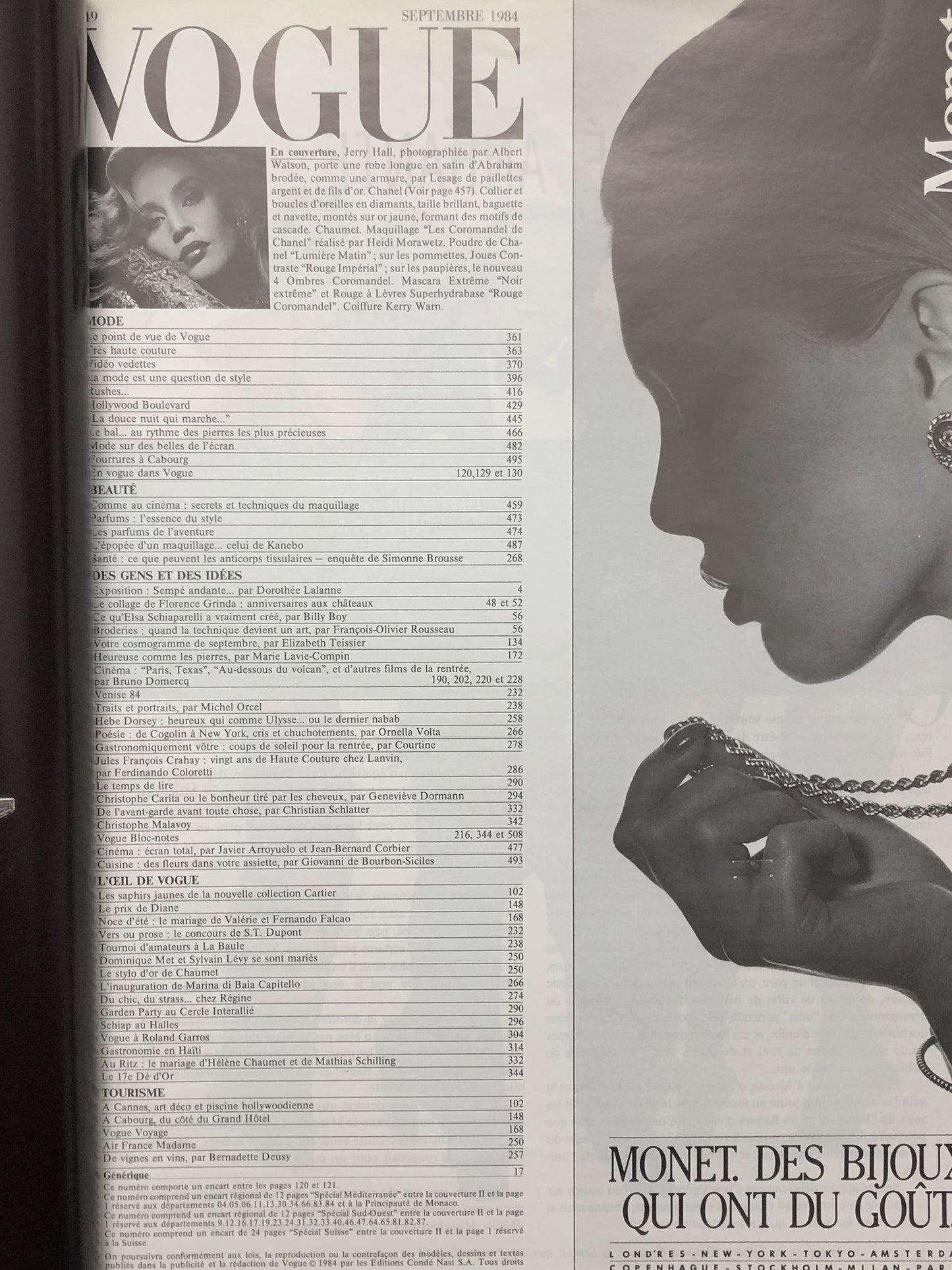 VOGUE PARIS September 1984