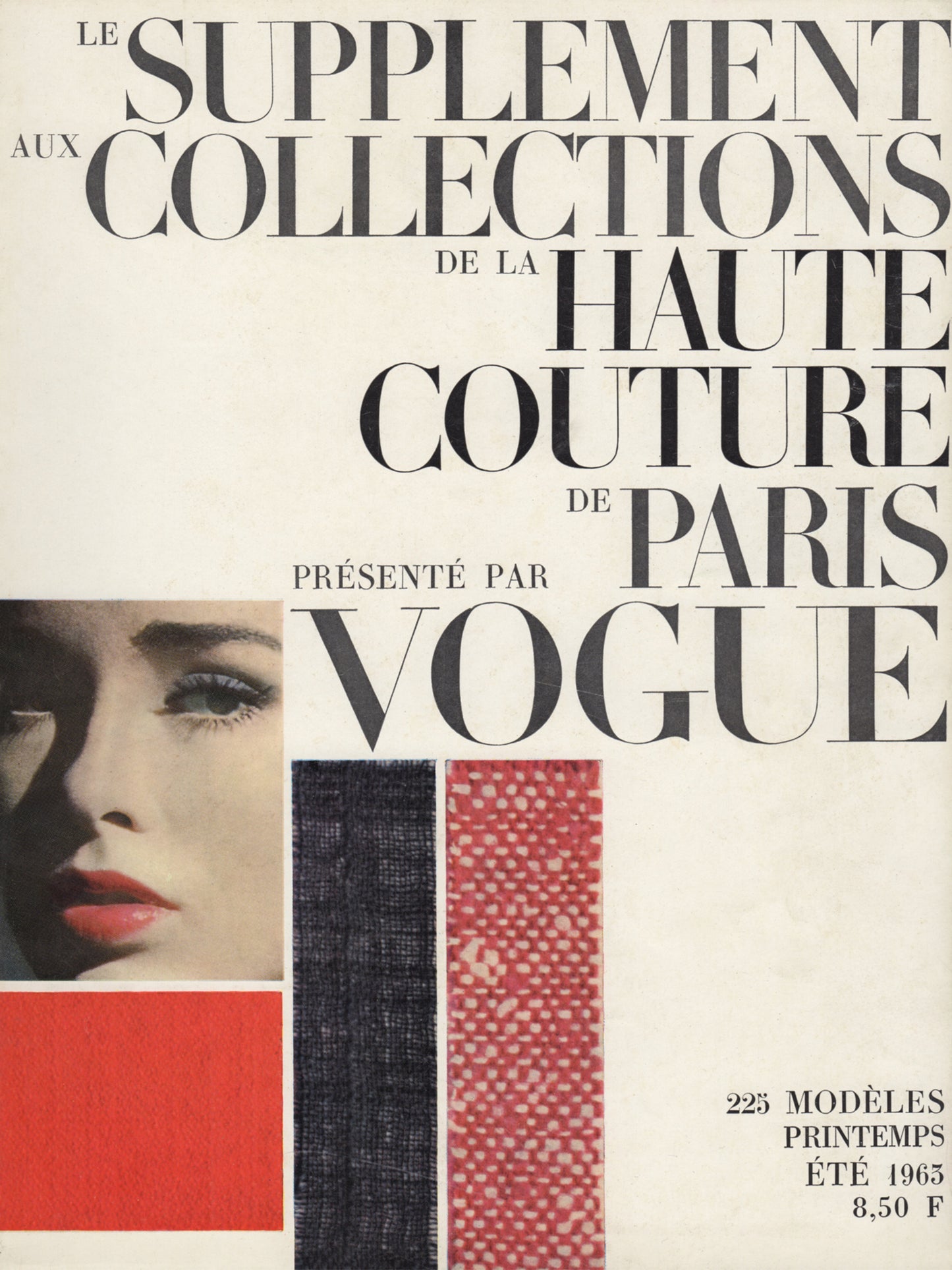 VOGUE PARIS Summer 1963 Haute Couture Collections Supplement